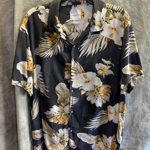 Denim & flower floral shirt